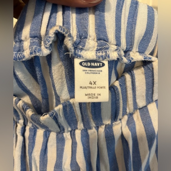 Old Navy Off Shoulder striped tunic, 4X - Picture 4 of 4
